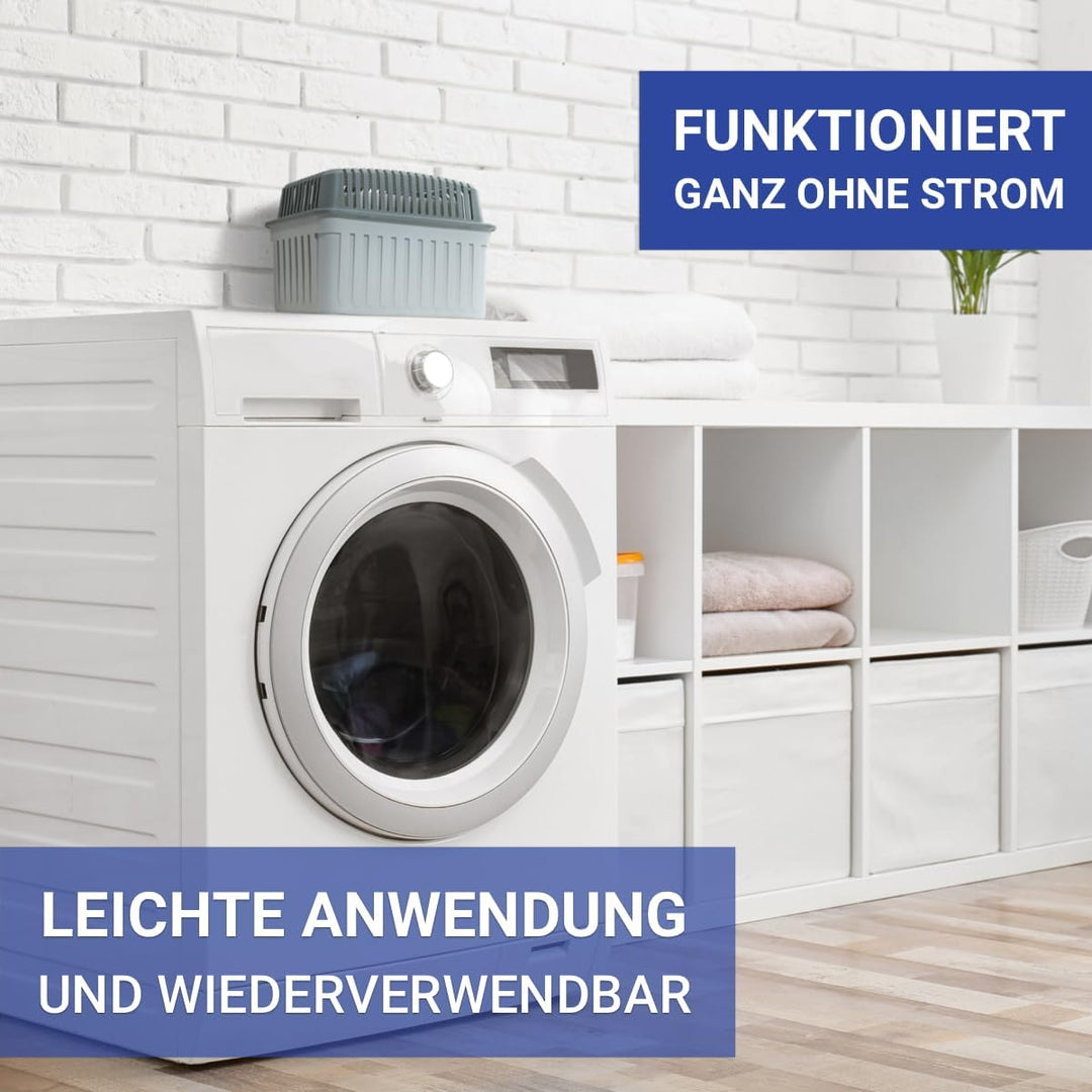 WENKO Nachfüllpack Luftentfeuchter Raumentfeuchter [Granulatblock 3 x 1 kg] Anti Feuchtigkeit Anti S