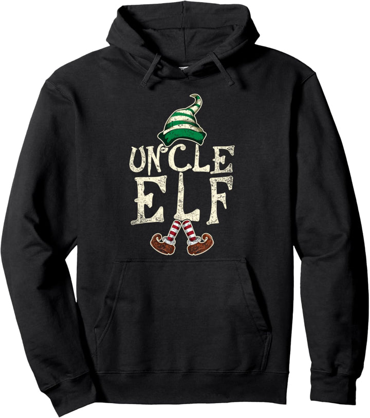 Familie Partnerlook Pajama Weihnachten Geschenk Onkel Elfe Pullover Hoodie