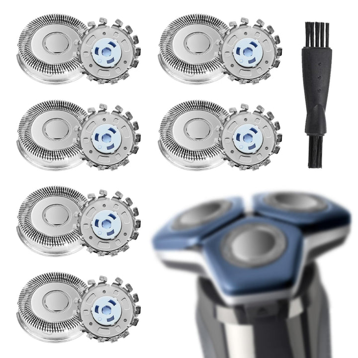 6 Stück SH71 Ersatzscherköpfe kompatibel mit Philips, für Shaver Serie 7000 (S7XXX) und eckige Serie