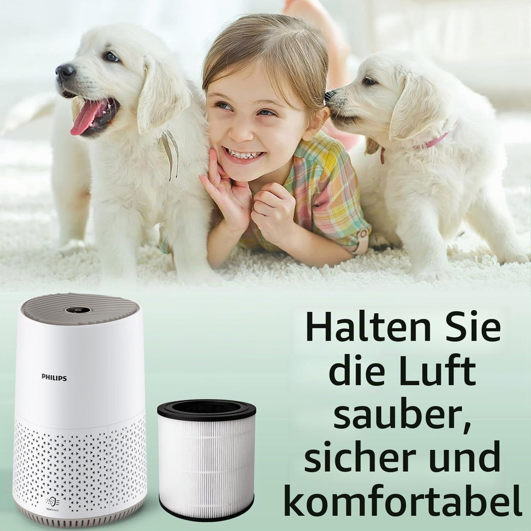 FY0611/30 Ersatzfilter für Philips Luftreiniger Serie 600 (AC0650, AC0651) mit HEPA H13, Aktivkohle