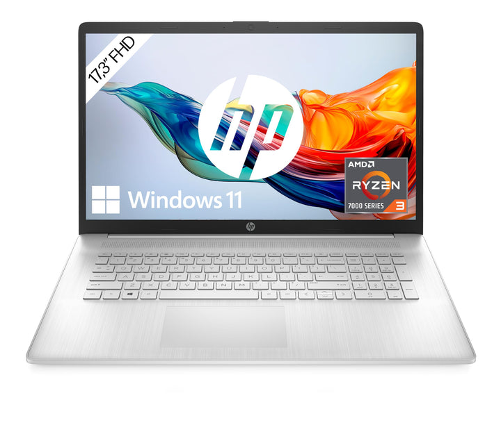 HP Laptop | 17,3 Zoll (43,9 cm) FHD IPS Display | AMD Ryzen 3 7320U | 8 GB RAM | 256 GB SSD | AMD Ra
