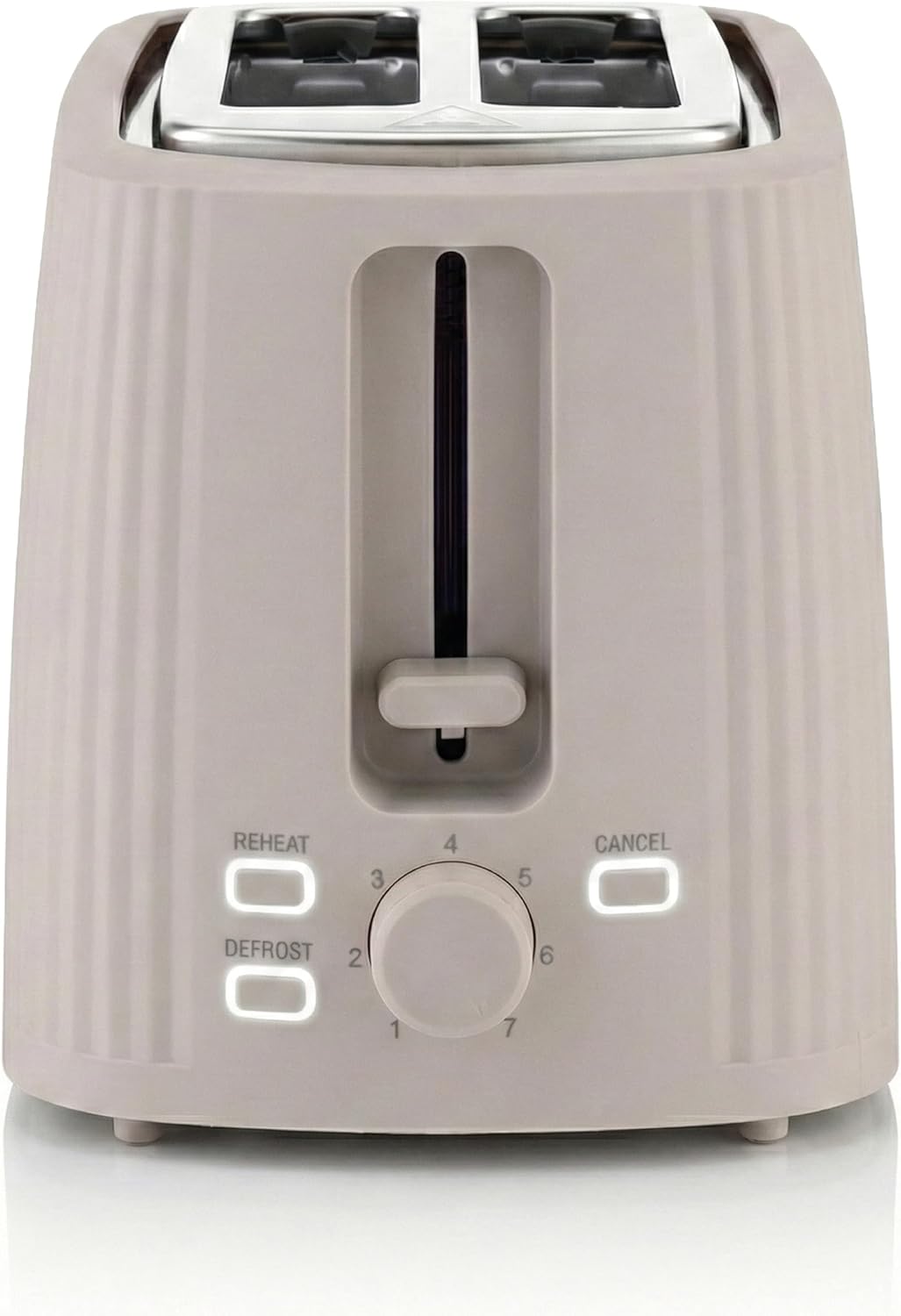 Seeger Toaster, 2 scheiben, 7 bräuningsstufen, Liftfunktion, Krümelschublade, Beige, 930 Watt, SGR15