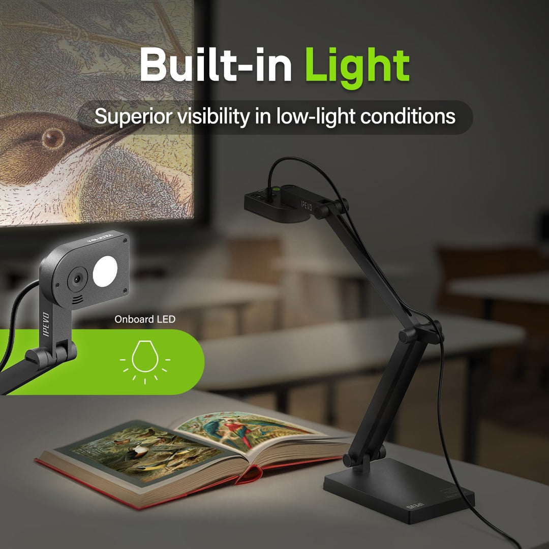 IPEVO V4K Ultra 13MP USB Dokumentenkamera