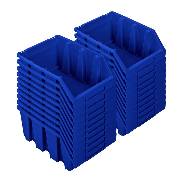 PAFEN Stapelboxen Set – 20x Stapelbox für Werkzeugwand 243 x 125 x 175 mm – Sichtbox Stapelkasten St