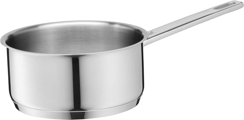 WMF Compact Cuisine Stielkasserolle 16,5cm ohne Deckel, Kochtopf klein 1,5l, Milchtopf Induktion, Cr