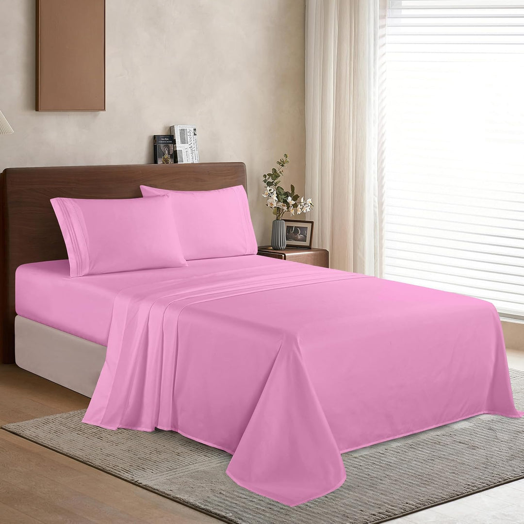 Elegant Comfort Bettwäsche-Set, luxuriös, weich, Fadenzahl 1500, ägyptische Qualität, Knitter- und l