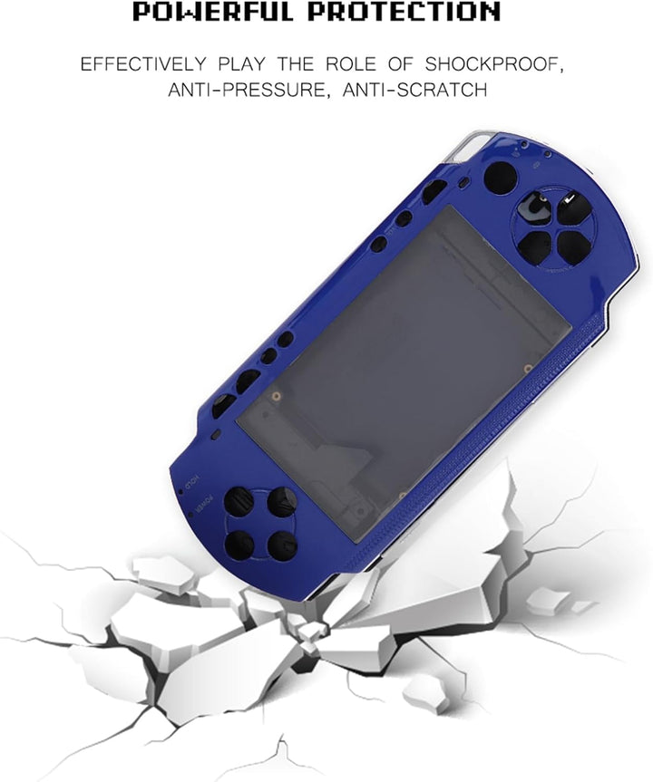 fasient Full Housing Case Cover Kit für PSP 1000, Ersatz für Gehäusedeckel Full Shell Housing Set mi