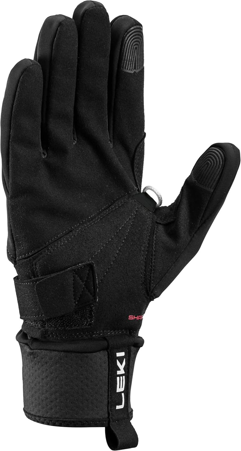 LEKI CC Shark Handschuhe EU 6,5 Schwarz, EU 6,5 Schwarz