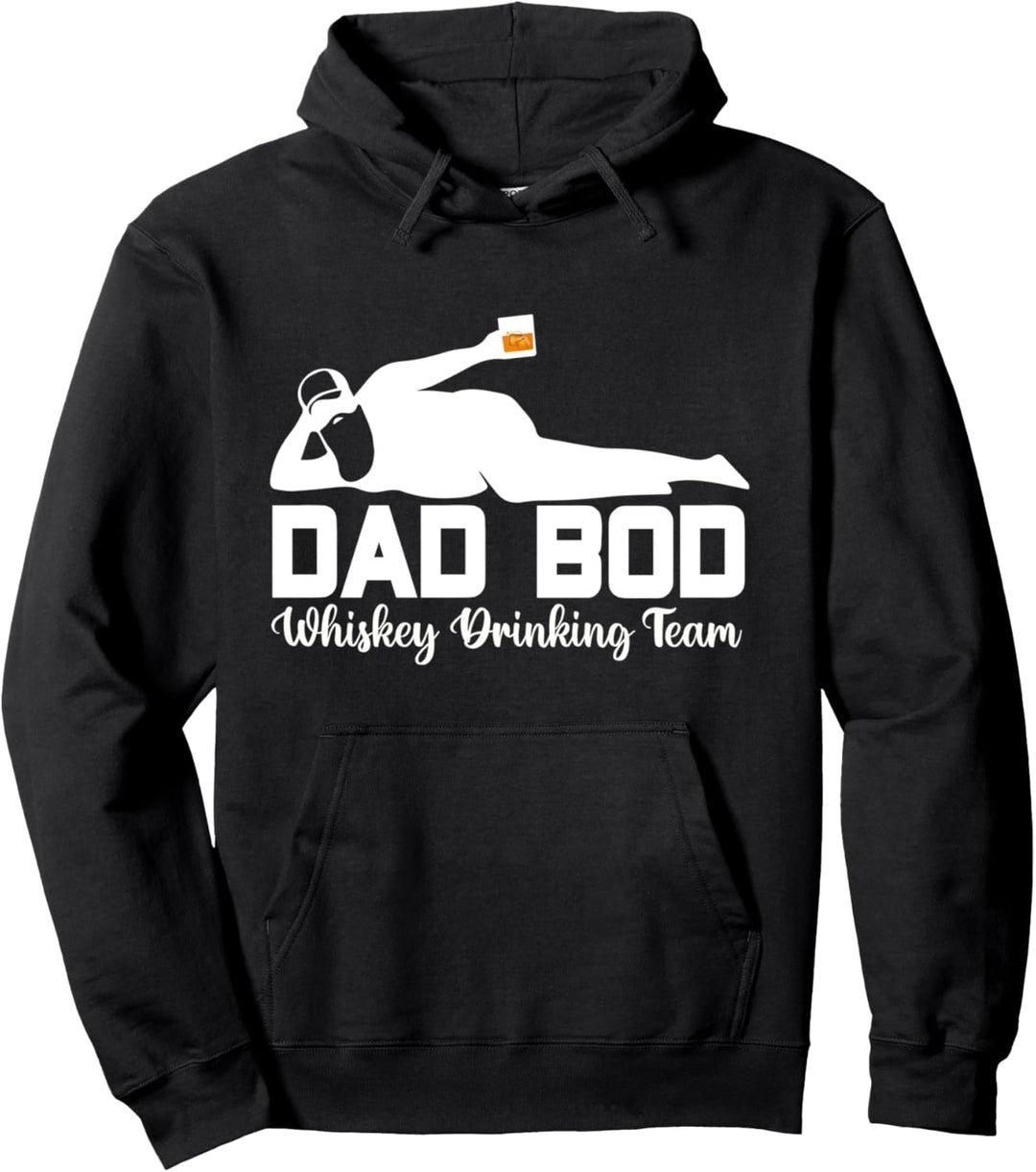 Dad Bod Whiskey Drinking Team - Vater Whiskey-Trinker Pullover Hoodie