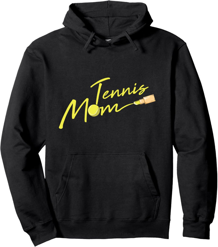 Tennis Mom Cool Sport Fan Spieler Athelete Mommy Mama Pullover Hoodie