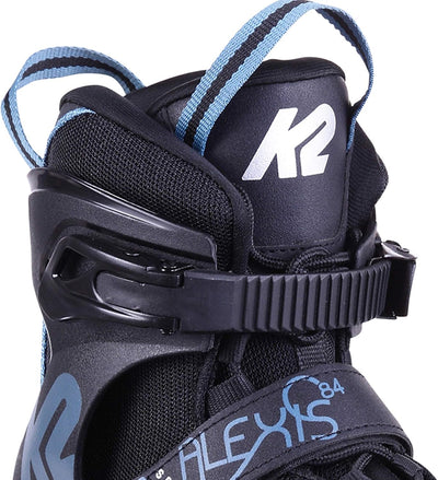 K2 Skates Damen Inline Skates ALEXIS 84 SPEED ALU, black - steel blue, 30D0270 Black Steel Blue EU: