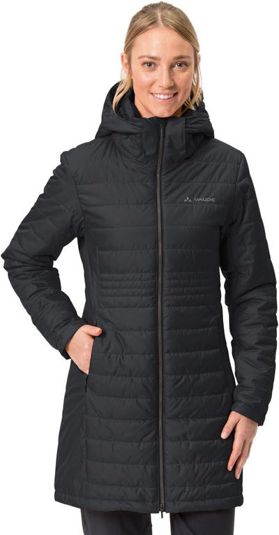 VAUDE Damen Women's Moena Insulation Parka Jacke 34 Schwarz, 34 Schwarz