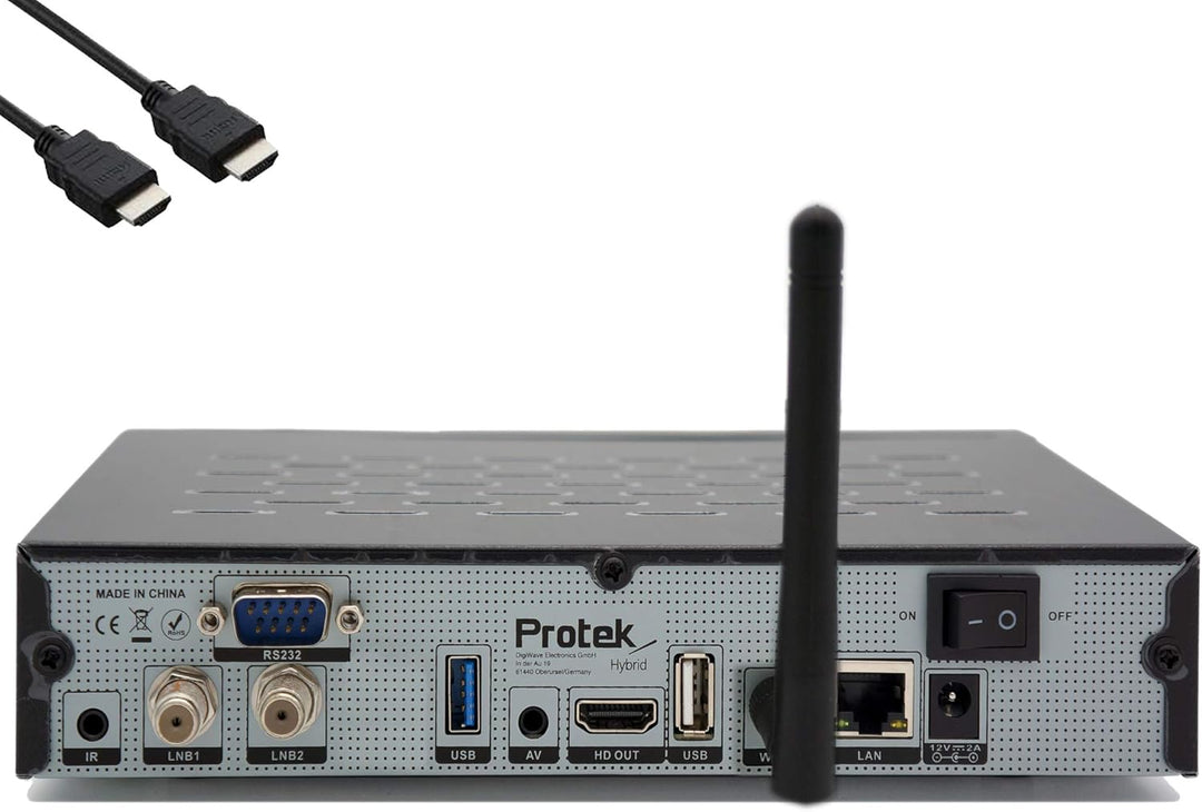 Protek X2 Twin SAT 4K - UHD HDR 2X DVB-S2 Twin Tuner, OpenATV E2 Linux Receiver, Smart TV-Box, Aufna