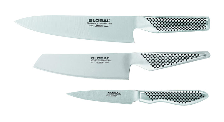Global GS-2538 Messerset 3 teilig, G-2, GS-5 und GS-38