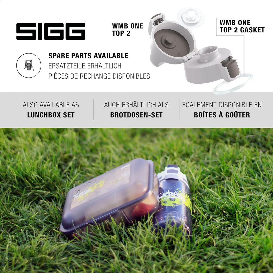 SIGG - Trinkflasche Kinder - Viva One - Kohlensäure Geeignet - Auslaufsicher - Spülmaschinenfest - B
