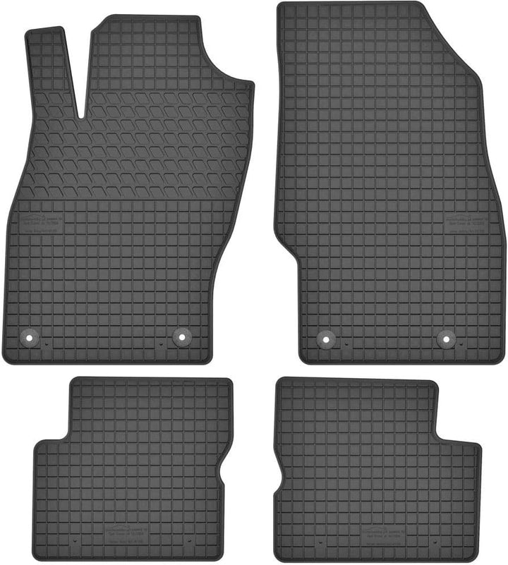 Fussmatten Vorne und Hinten 4er Set für Opel Corsa D 2006-2014 Gummi Gummimatten Vorne, Hinten, Vorn