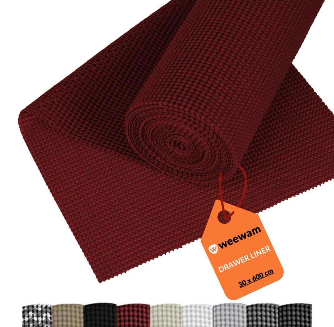 Schubladenmatte 30 x 600 cm| Antirutschmatte Schubladen, Eva-Material Zuschneidbar Schubladen Einlag
