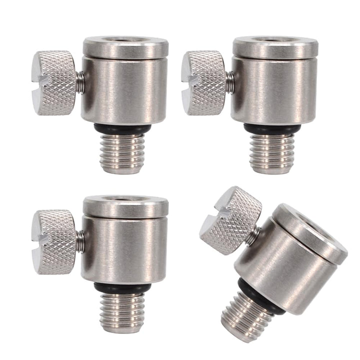 Hirisi Tackle 4 x Karpfenangeln Schnellwechsel Verbinder für Rod Pod Edelstahl