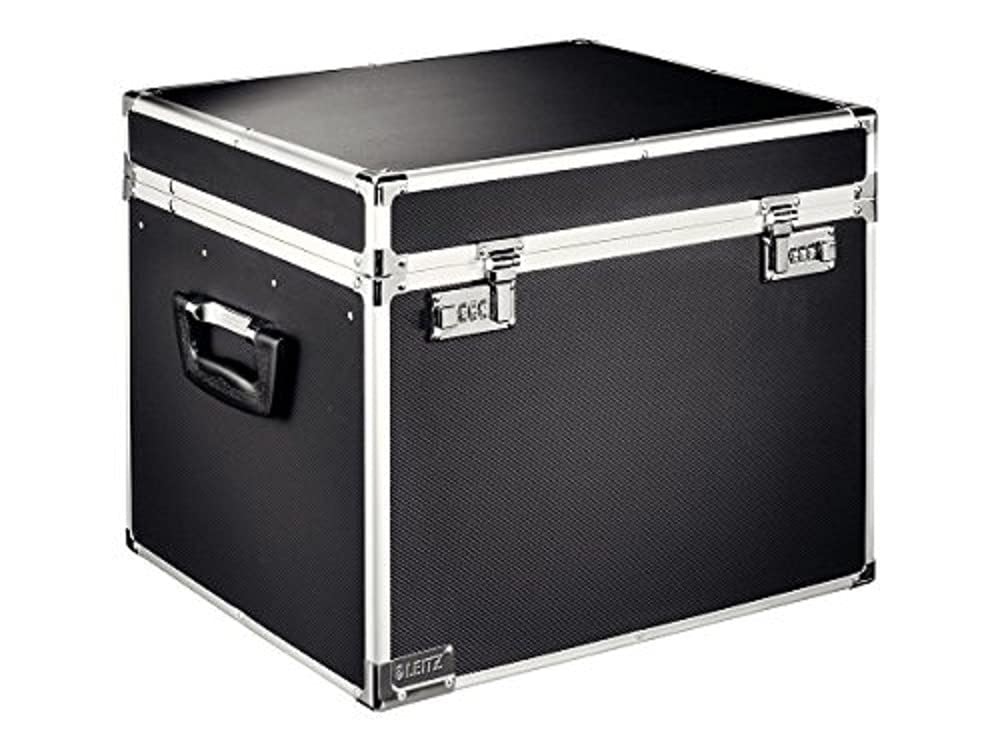 Leitz 67140095 Hängeablage-Box, Aluminium, schwarz Single, Single