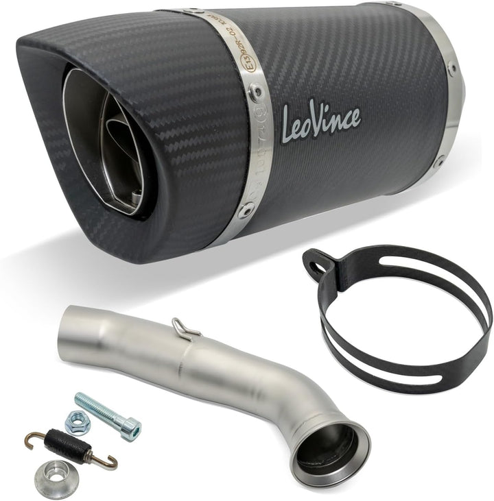 Endschalldämpfer/Auspuffanlage LeoVince SLIP-ON SBK LV PRO, Carbon für KTM Duke 125 / RC 125 / Duke