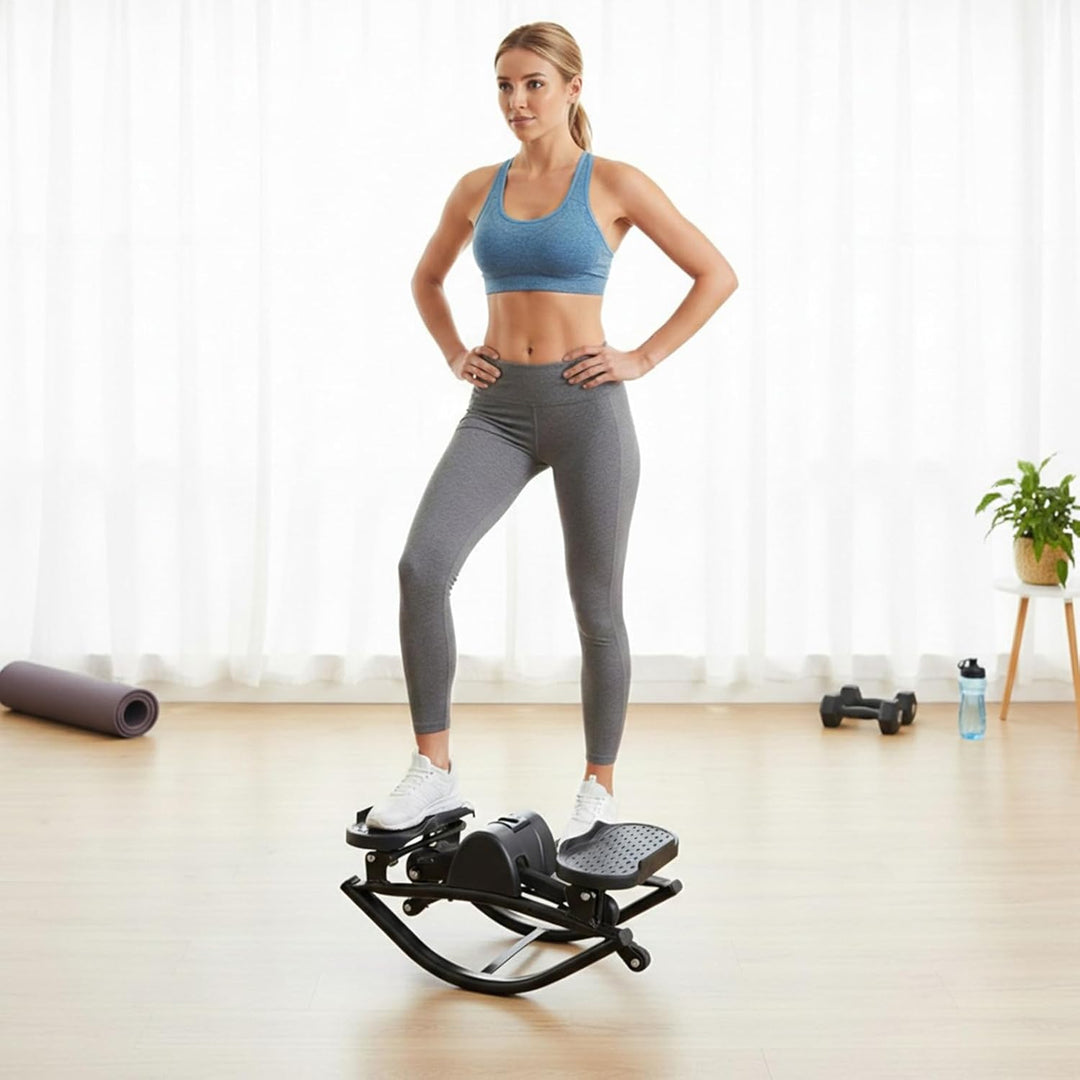 Trainingsstepper, Tragbares Fitnessgerät, Seitlicher Balance-Trainer Workout, Für Knie Gelenke Beine