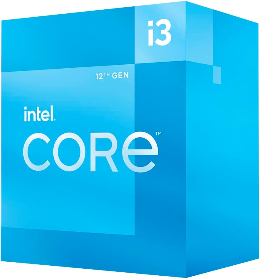Intel Core i3-12100 12. Generation Desktop Prozessor (Basistakt: 3.3GHz, 4 Kerne, LGA1700, RAM DDR4