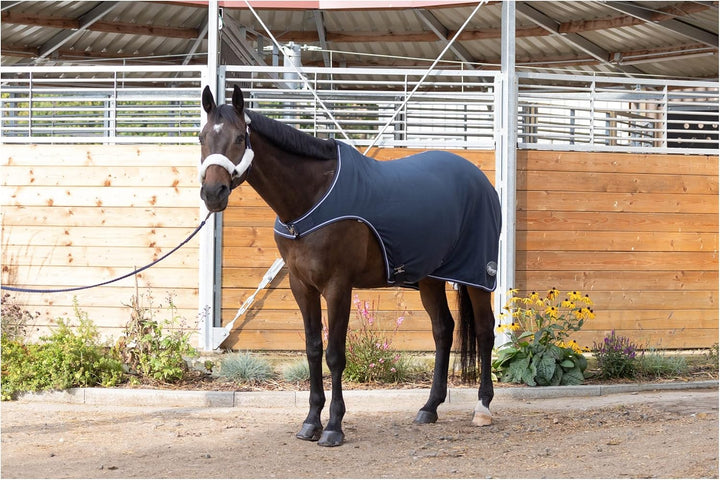 Marengos Fleece-Führanlagendecke Nachtblau nachtblau 145cm, nachtblau 145cm