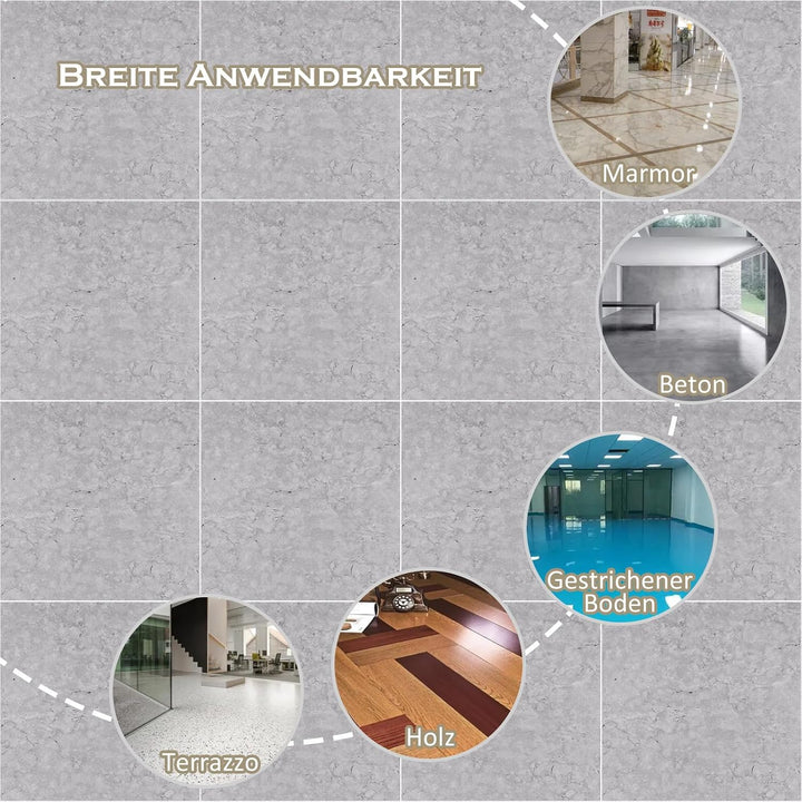 PVC Bodenbelag Selbstklebende Fliesen Marmor Steinoptik 30x30 cm, Fliesenoptik Vinylboden Bodenflies
