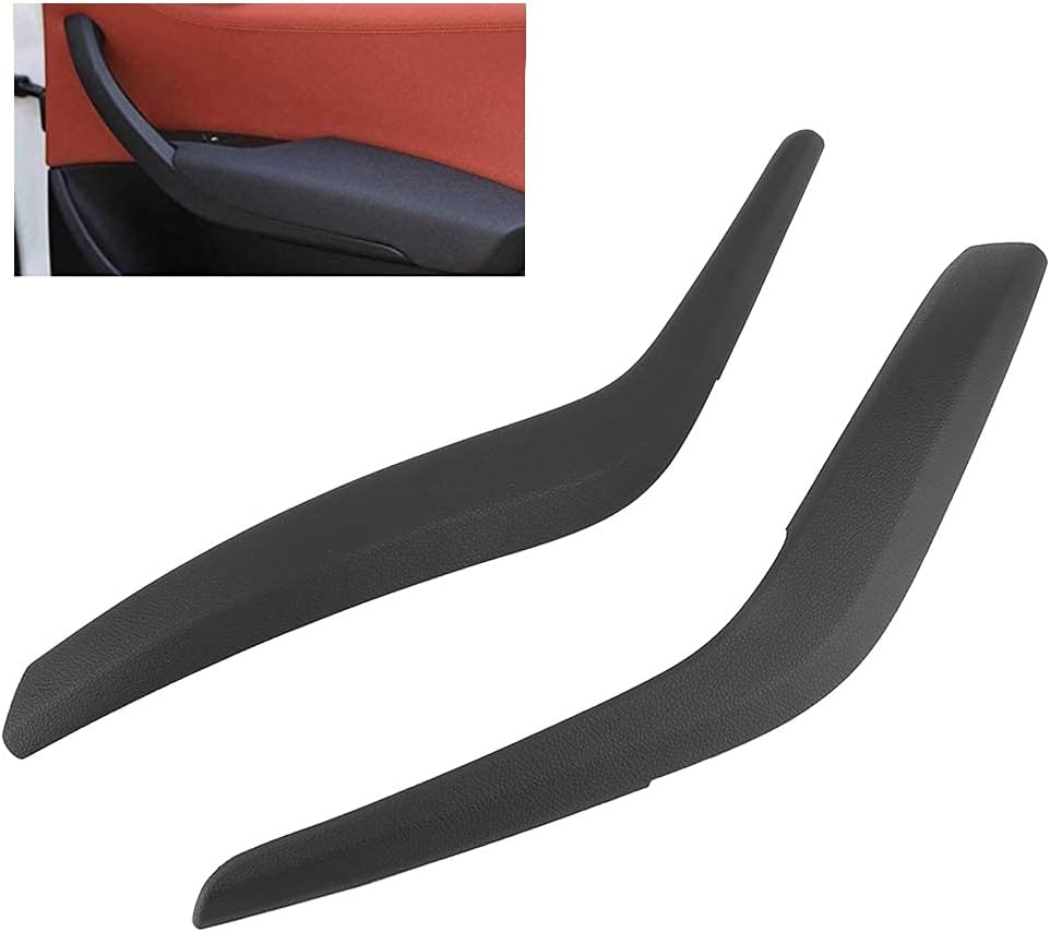 Qiilu Türverkleidung für Innentür, Schwarze Türverkleidung für Innentürverkleidung 51412991775 Passe