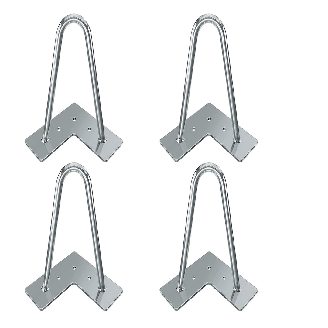 Fimghsoo Haarnadel Tischbein 4X Hairpin Leg Möbelbein Haarnadelbeine aus Metall Tischzubehör DIY für