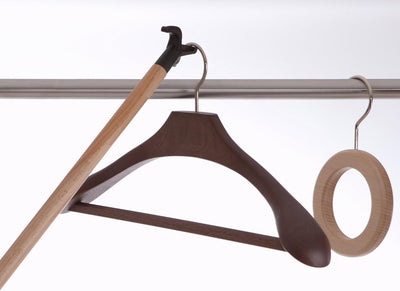 ARREDAMENTIITALIA Arredamenti Italia AR_IT 643 Alfonso Schaft für Kleiderbügel Buche massiv/Holz Nat