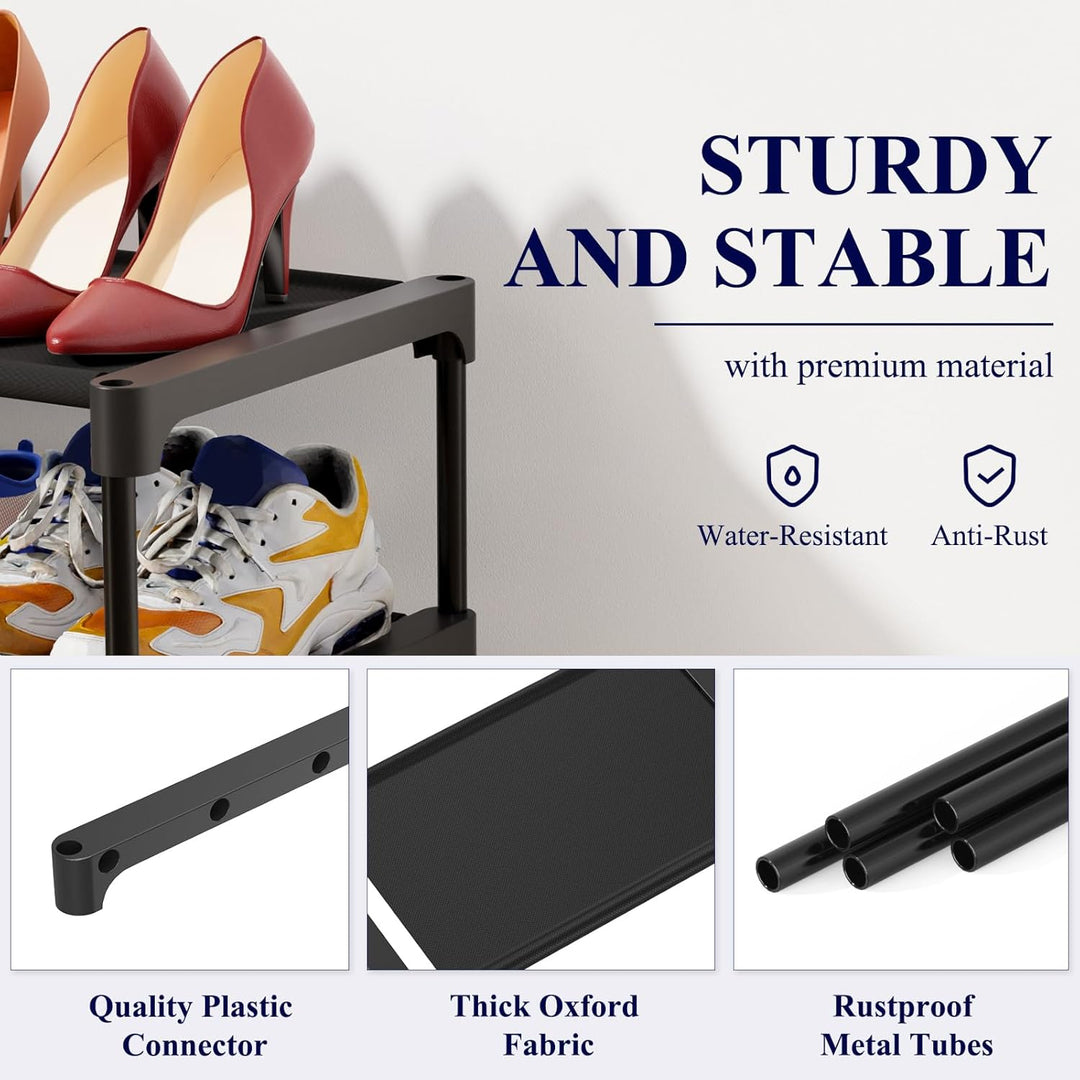 Kitsure Schuhregal für den Eingangsbereich - Stabiler & langlebiger Schuhschrank für den Schrank, pl