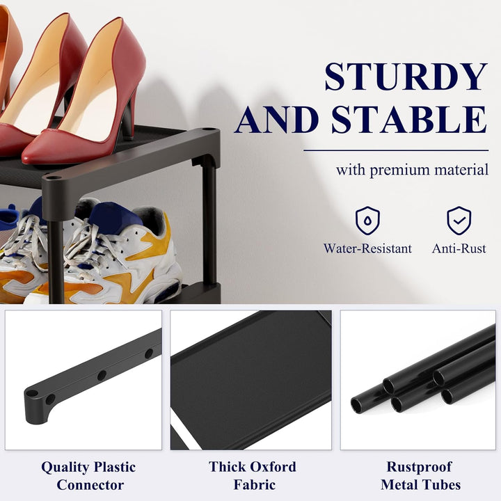 Kitsure Schuhregal für den Eingangsbereich - Stabiler & langlebiger Schuhschrank für den Schrank, pl