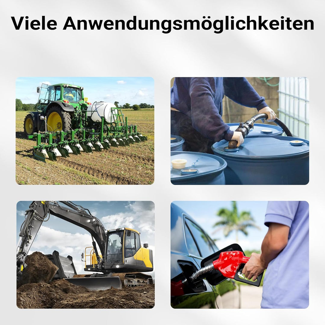 Diesel Heizöl Zähler 3 bar 10-60l/min Anschlüsse 25,4mm (1") Abweichung 1% Heizölpumpe