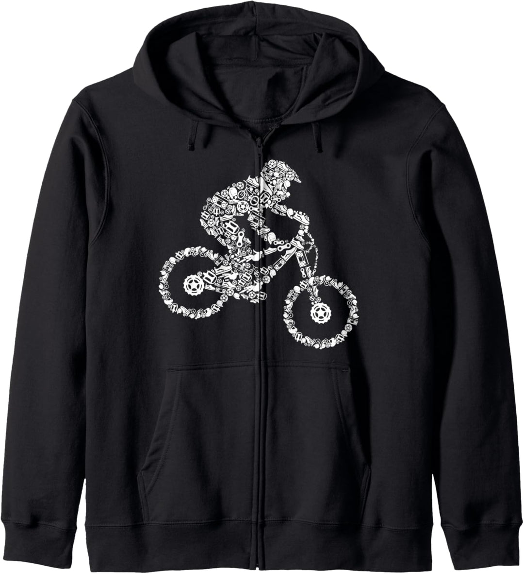 Downhill Mountainbike Biker MTB Kinder Jungen Kapuzenjacke