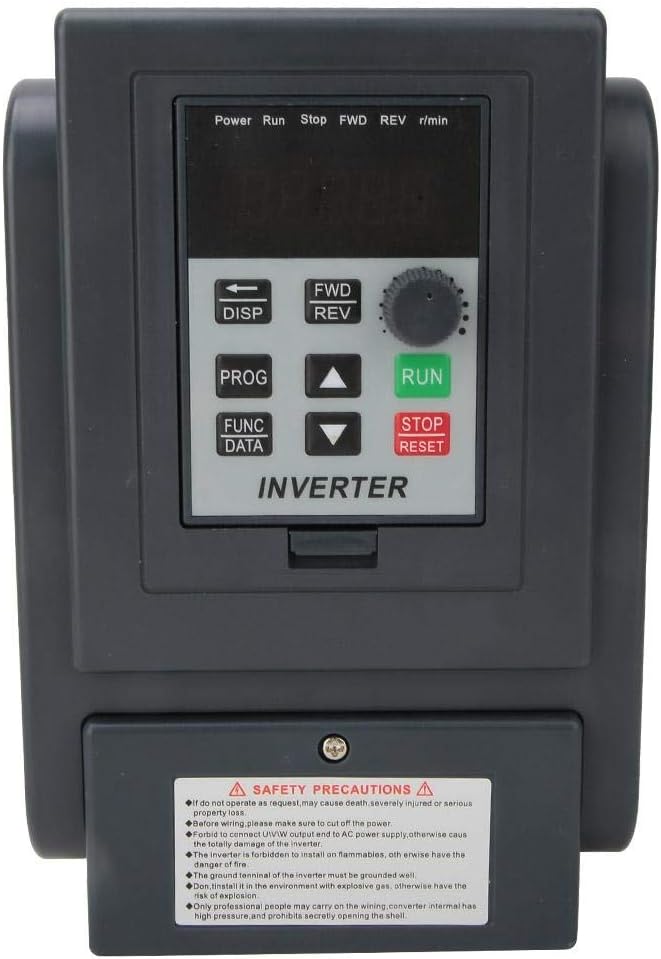 VFD Wechselrichter,VFD Frequenzumrichter 2,2 kW Einphasiger 220VAC Eingang Dreiphasiger 380VAC Ausga