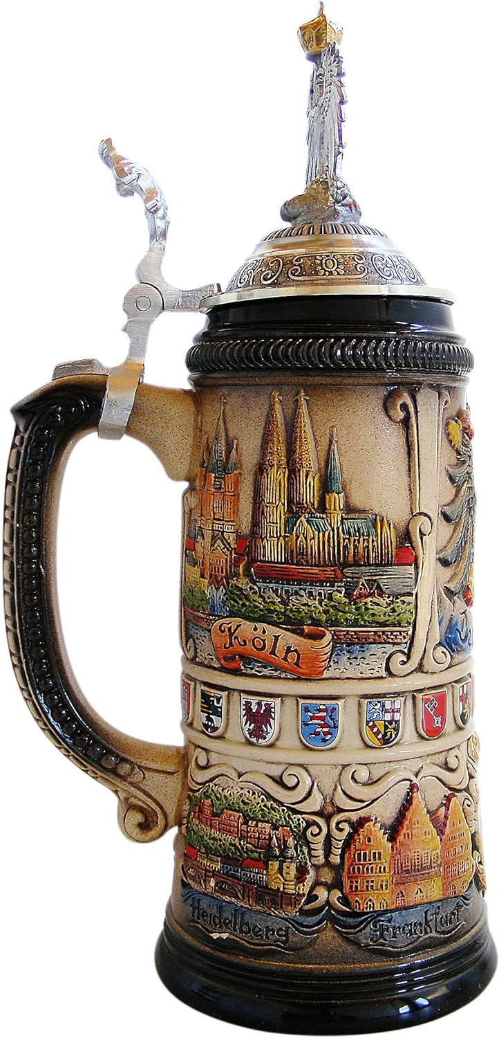 Zöller & Born Bierkrug Städte Seidel 0,75 Liter Bierseidel ZO 1834/9013
