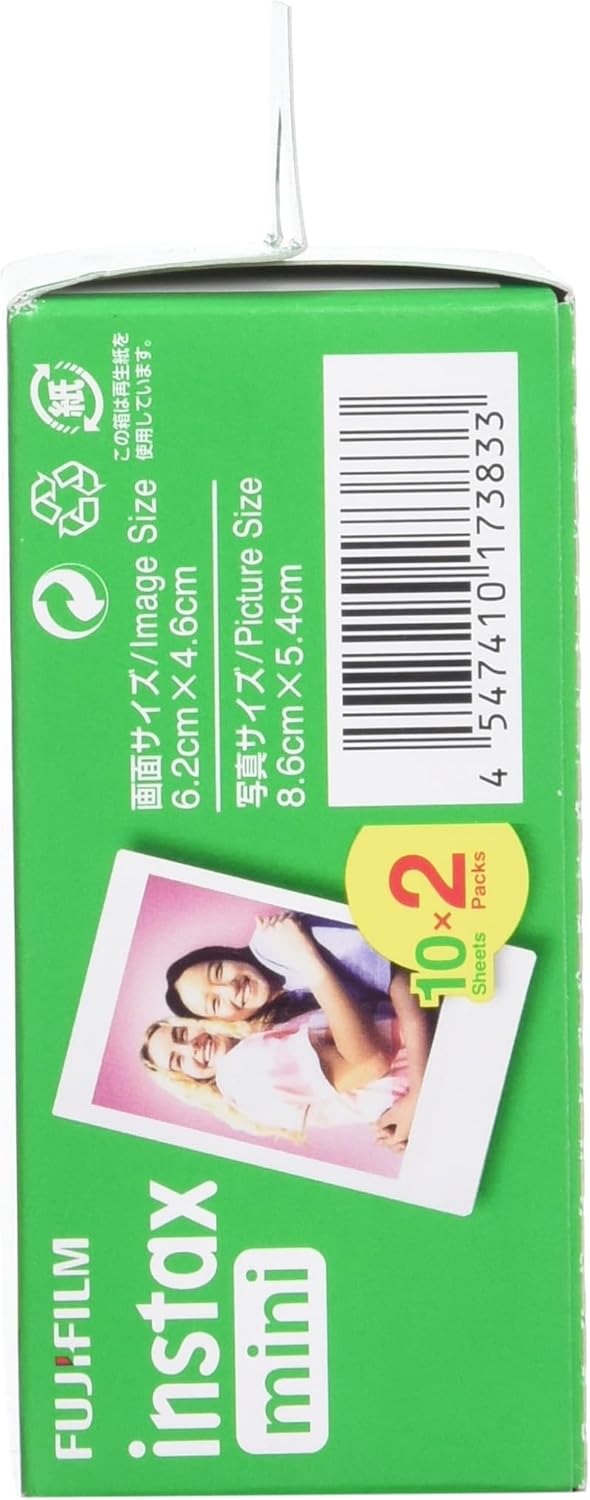 Papel Fotográfico FUJIFILM Instax Mini 16386016-2x10 · 54x86 mm