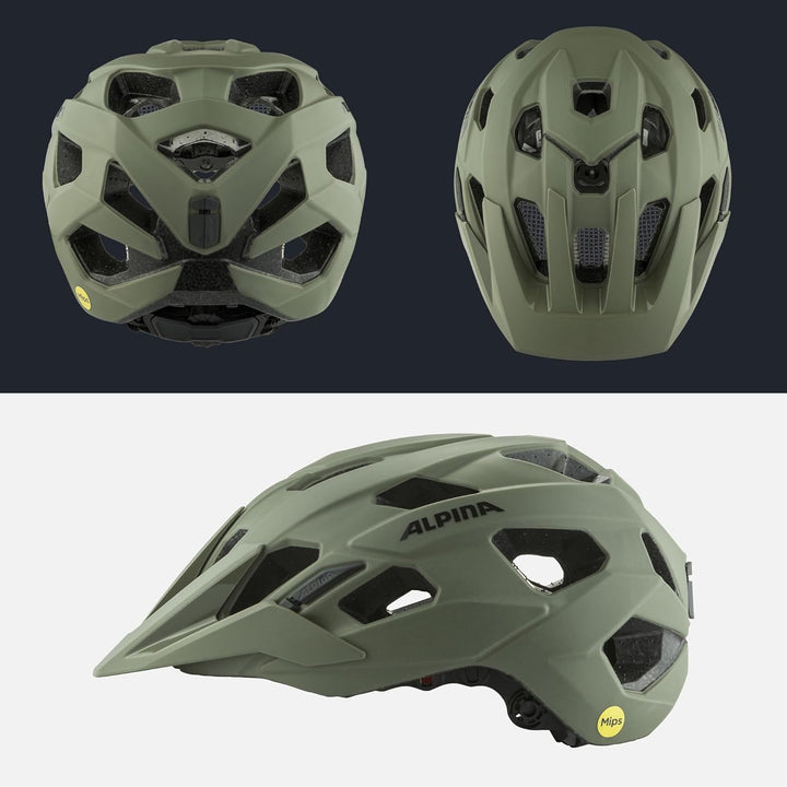 Alpina PLOSE MIPS Helmet 2023 Olive matt 52-57 cm, 52-57 cm