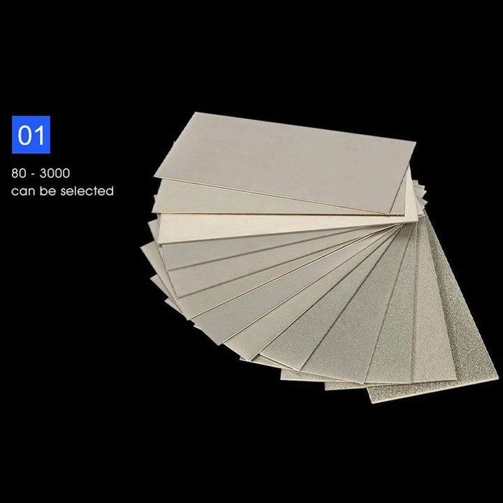 80 Körnung Schärfstein Diamant Läppplatte, 80-3000 Grit Diamant Schärfsteine Werkzeug zum Fixieren u