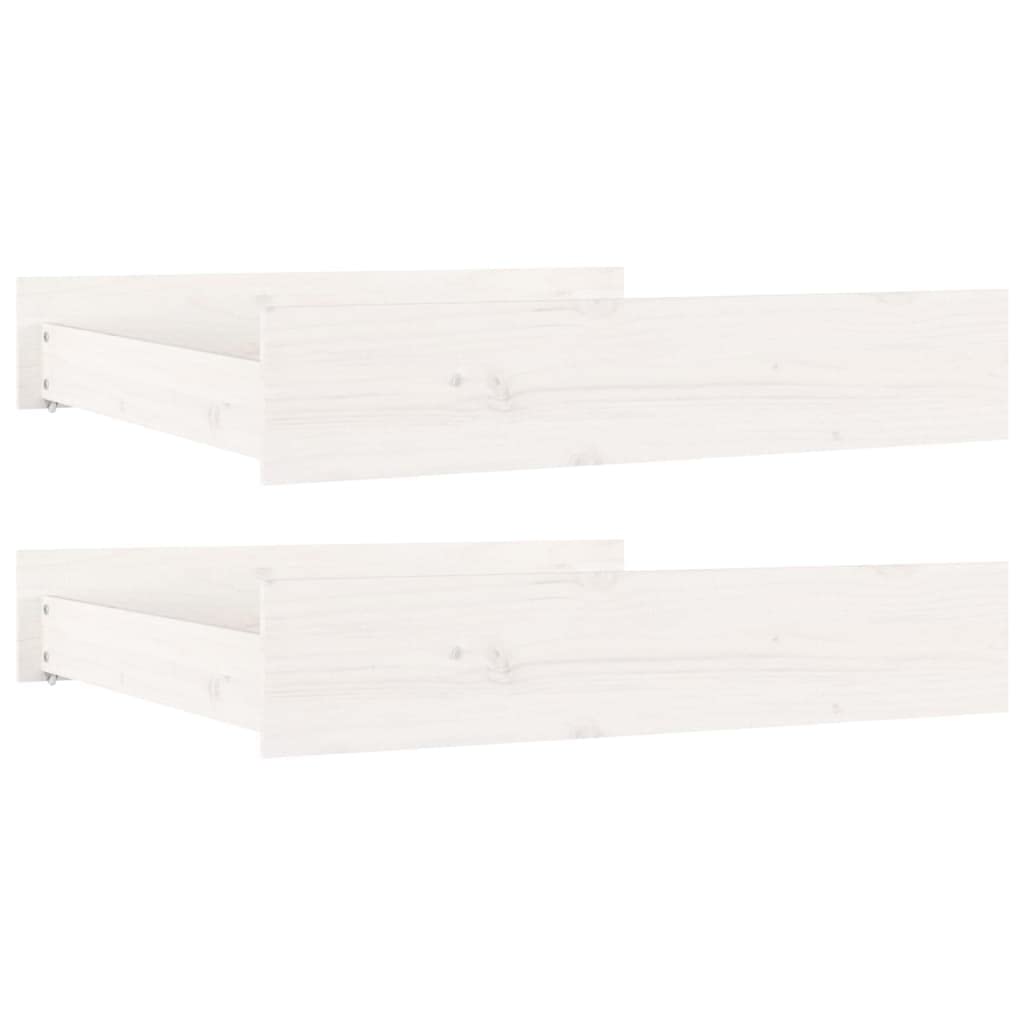 vidaXL 2x Bettschublade Bettkasten Bettschubkasten Schubkasten Unterbettschublade Bettschubladen Sch