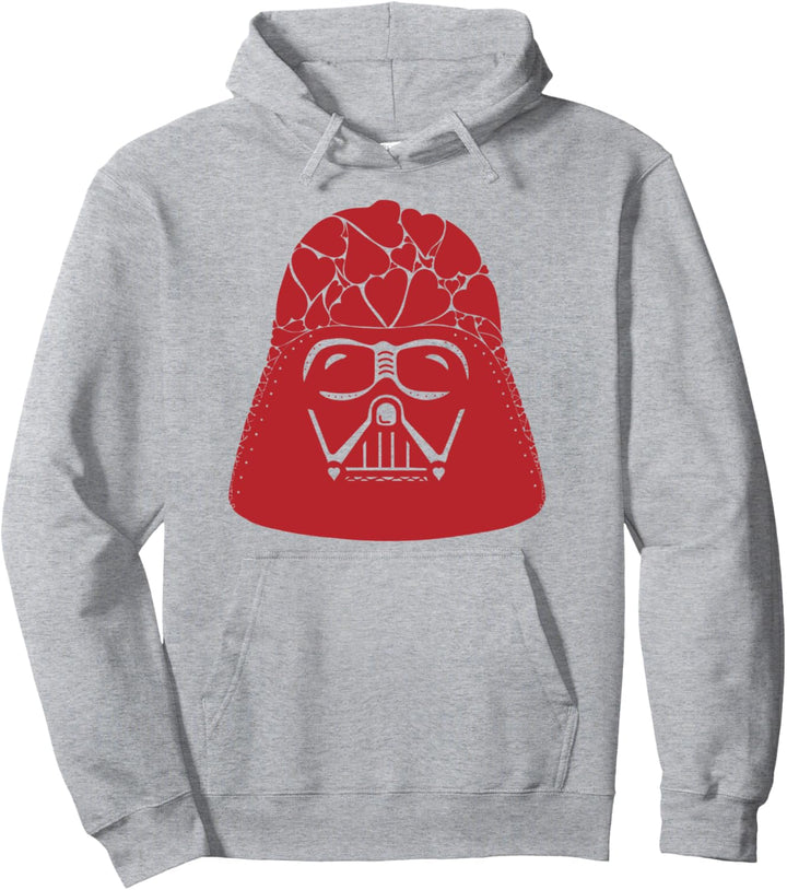 Star Wars Valentine's Day Darth Vader Heart Fill Pullover Hoodie