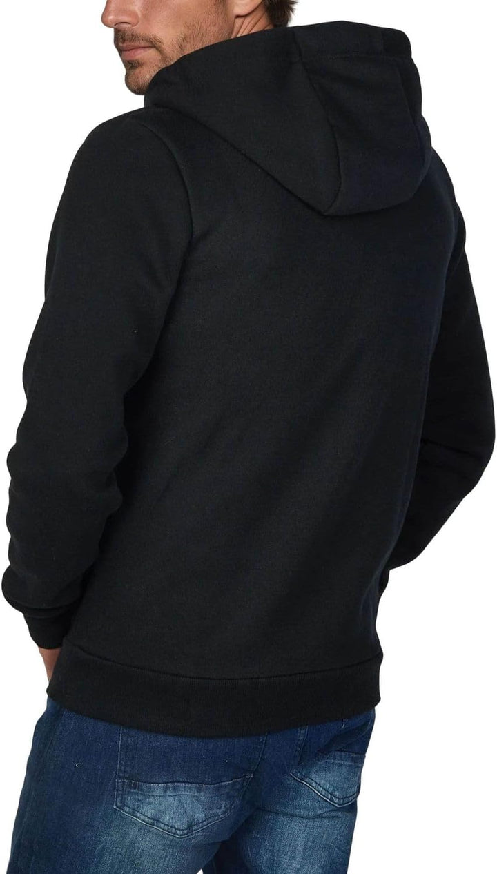 riverso Hoodie Herren Regular Fit RIVLinus Kapuzenpullover Pullover Sweatshirt Streetwear Grau Braun