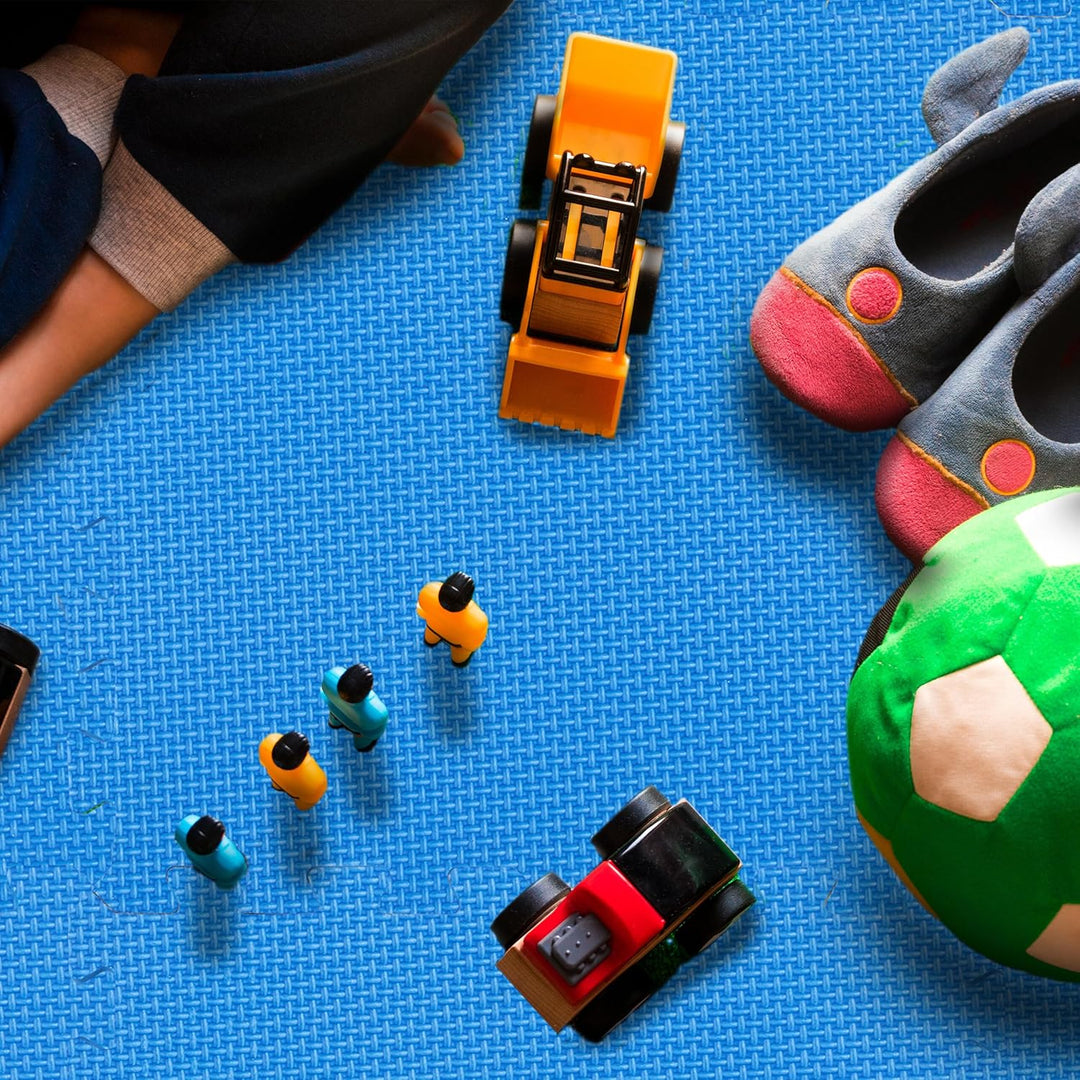 Relaxdays Bodenschutzmatte, 24 Puzzlematten für Sport & Fitnessgeräte, 30x30 cm, 2,16 m², Schaumstof