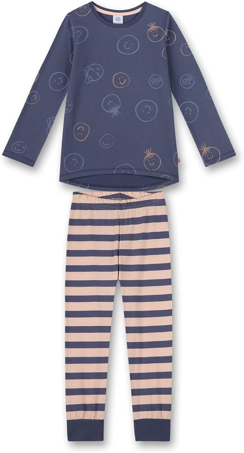 Sanetta Mädchen Pyjamaset 128 Shadow, 128 Shadow