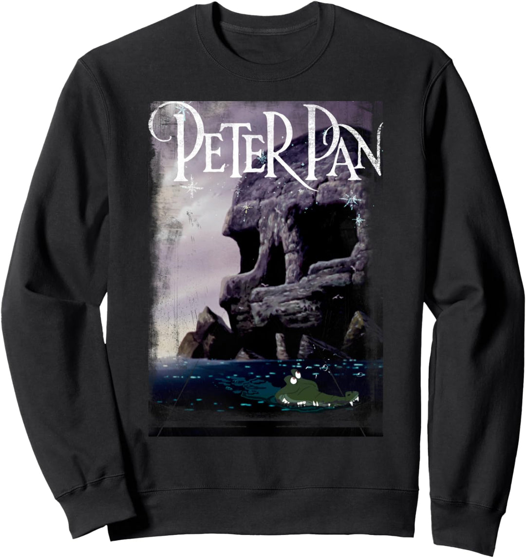 Disney Peter Pan Skull Rock Title Logo Poster Sweatshirt