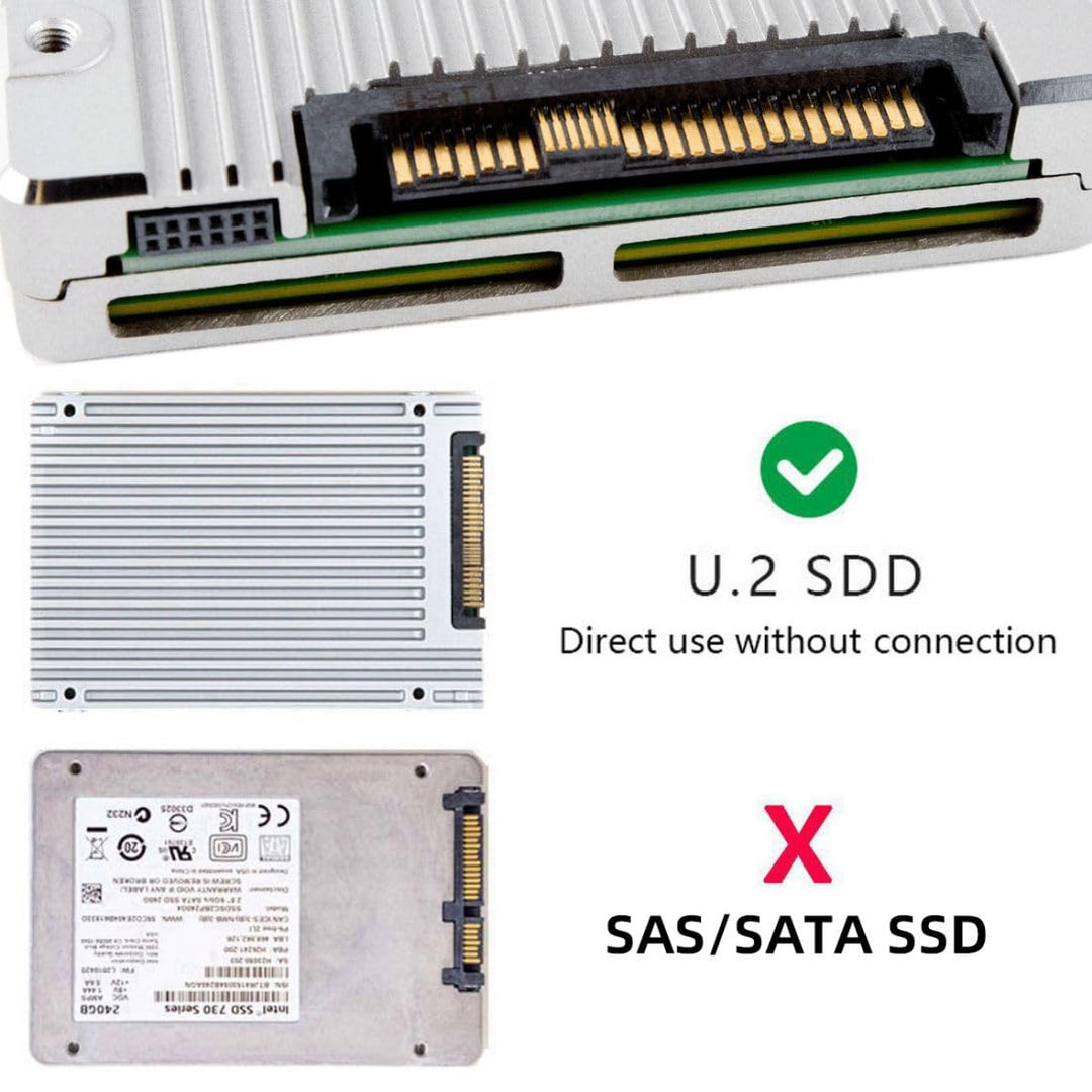 chenyang U.2 SFF-8639 Stecker auf PCI-E 5.0 MCIO 4i 38Pin Stecker SFF-TA-1016 Mini Cool Edge IO PCI-