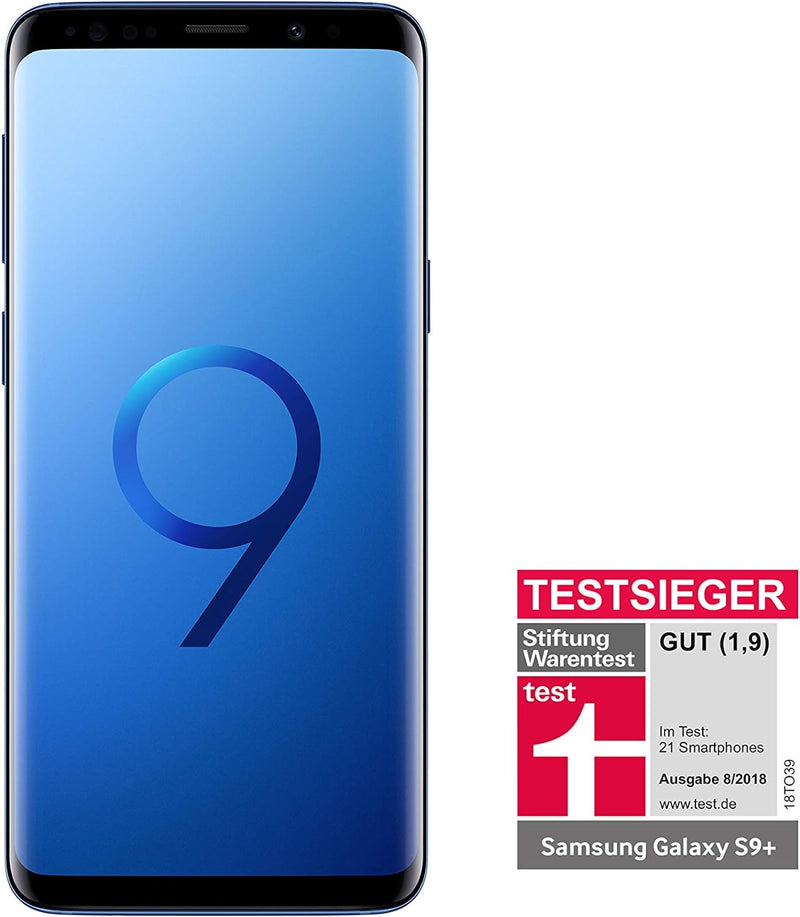 Samsung Galaxy S9+ Smartphone (6,2 Zoll (15,7cm) 64GB interner Speicher, Dual SIM) - Deutsche Versio