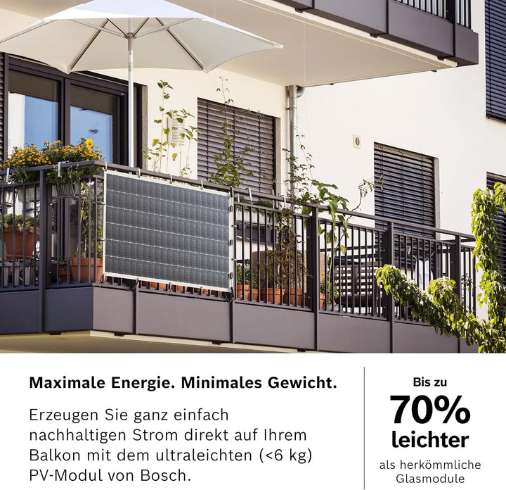 Bosch Solar 4000 P 600 W Balkonkraftwerk - Ultraleichtes (, 600.0 Watt