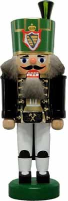 Rudolphs Schatzkiste Nussknacker Bergmann bunt Höhe 19cm NEU Weihnachten Seiffen Nutcracker Nüsse Er